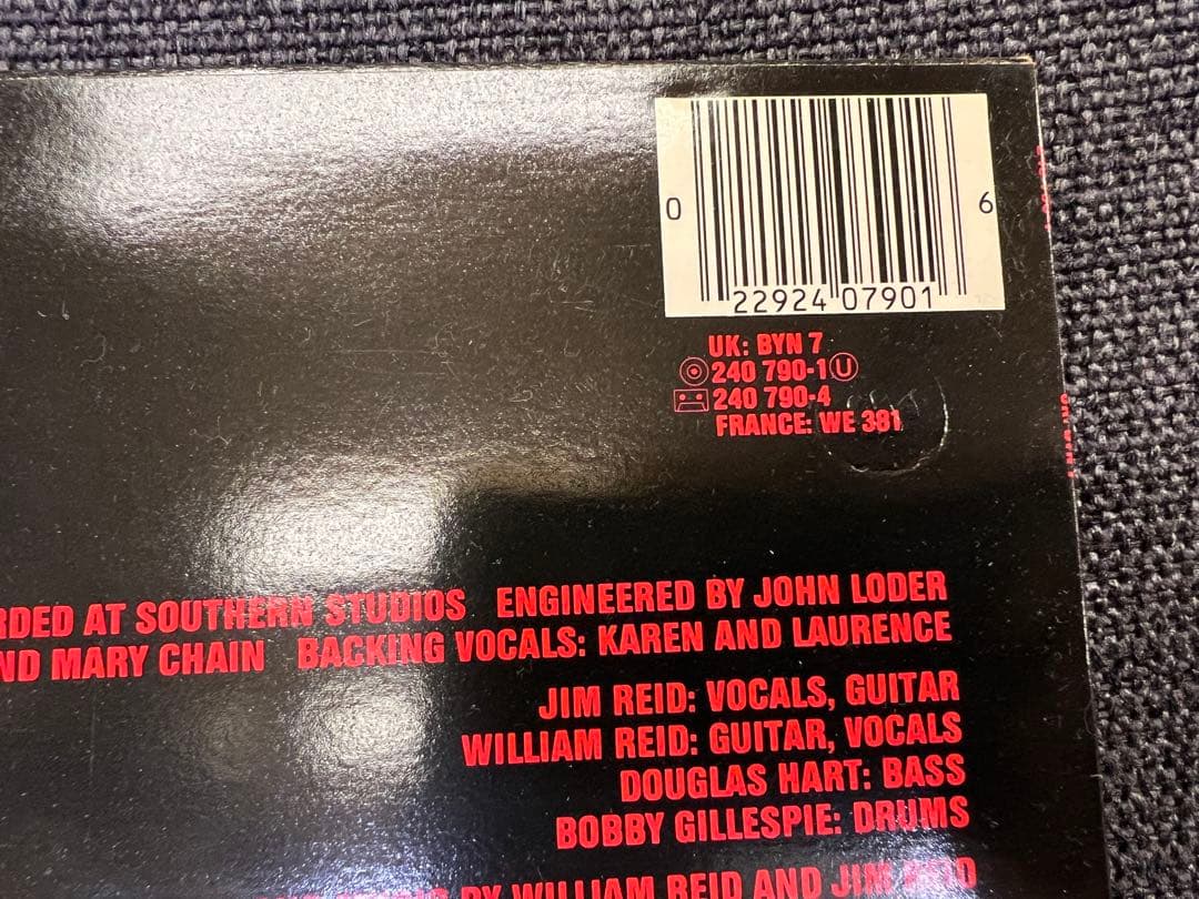 Psycho Candy/Jesus & Mary Chain UK盤 LP洋楽