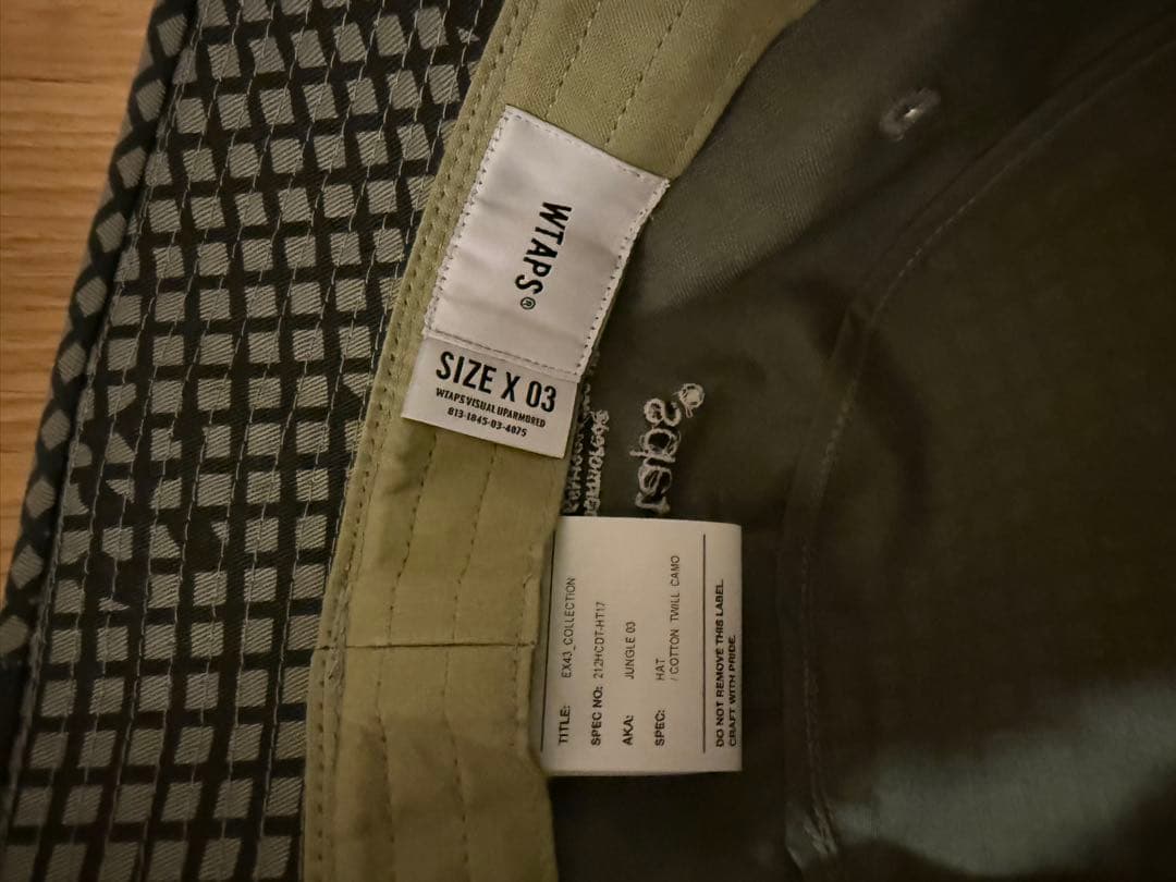 帽子 WTAPS 21AW JUNGLE BUCKET HAT CAMO L