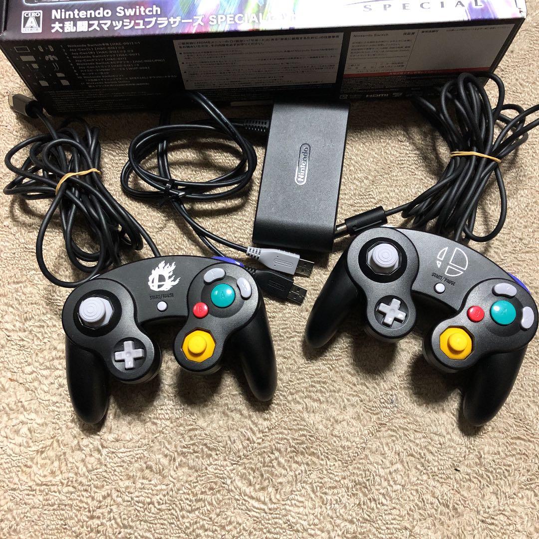 Nintendo Switch本体＋ゲームキューブコントローラー2台+接続タップ