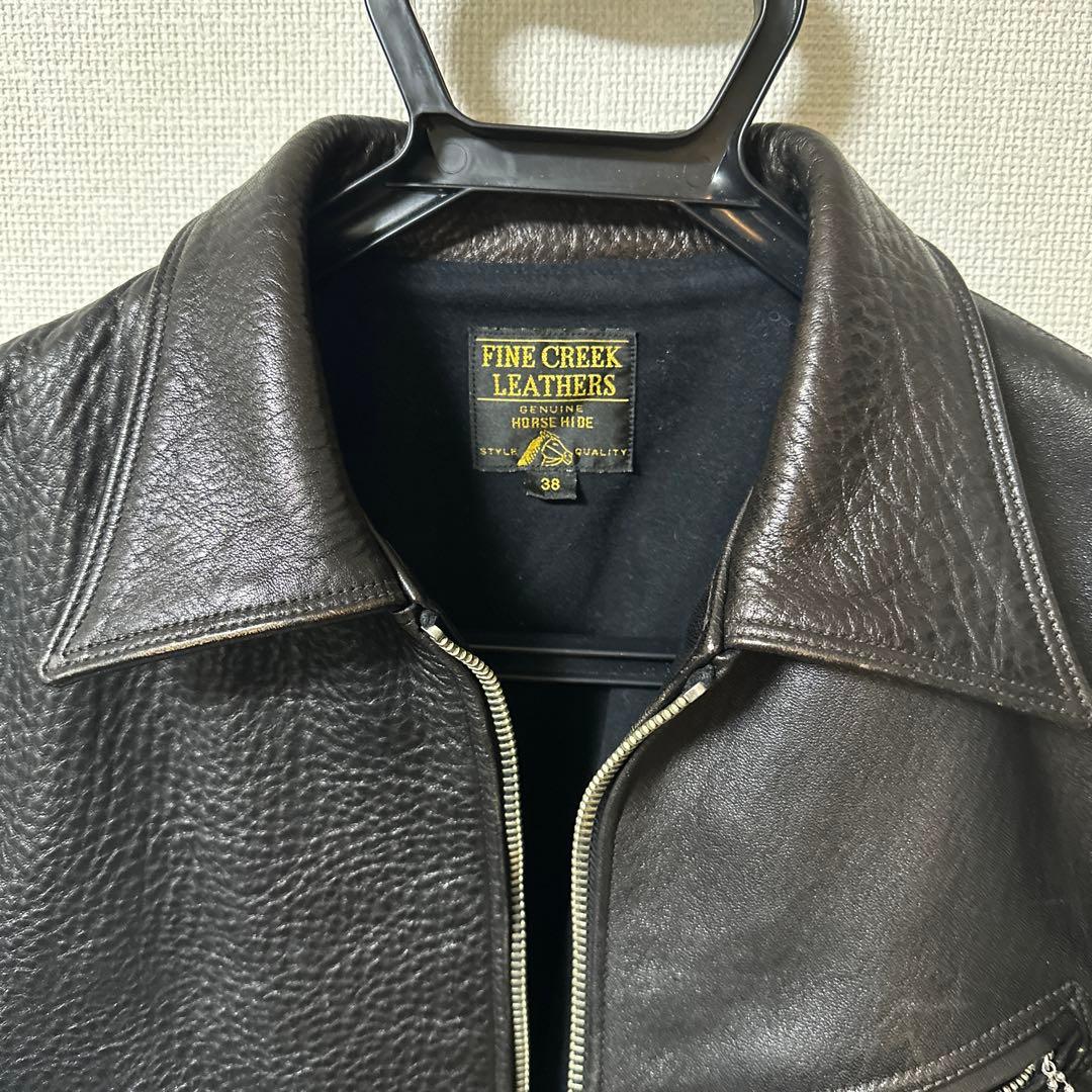 FINE CREEK LEATHERS LINDBERGホースハイド　38