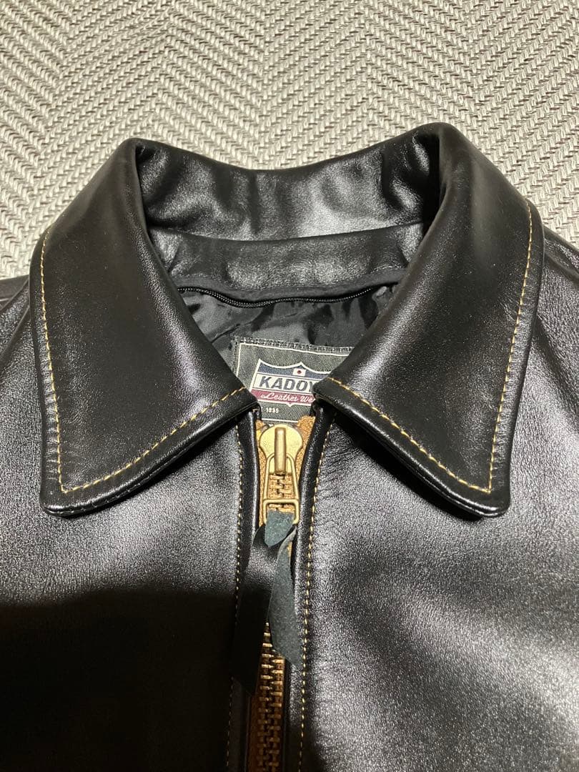 KADOYA カドヤ レザージャケット LDNVSA2 サイズLL