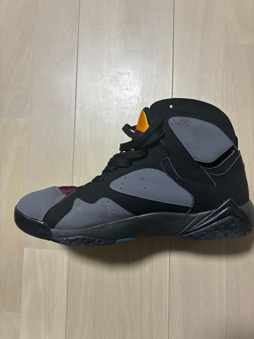 Air Jordan 7 グレー/ブラック バスケットシューズ