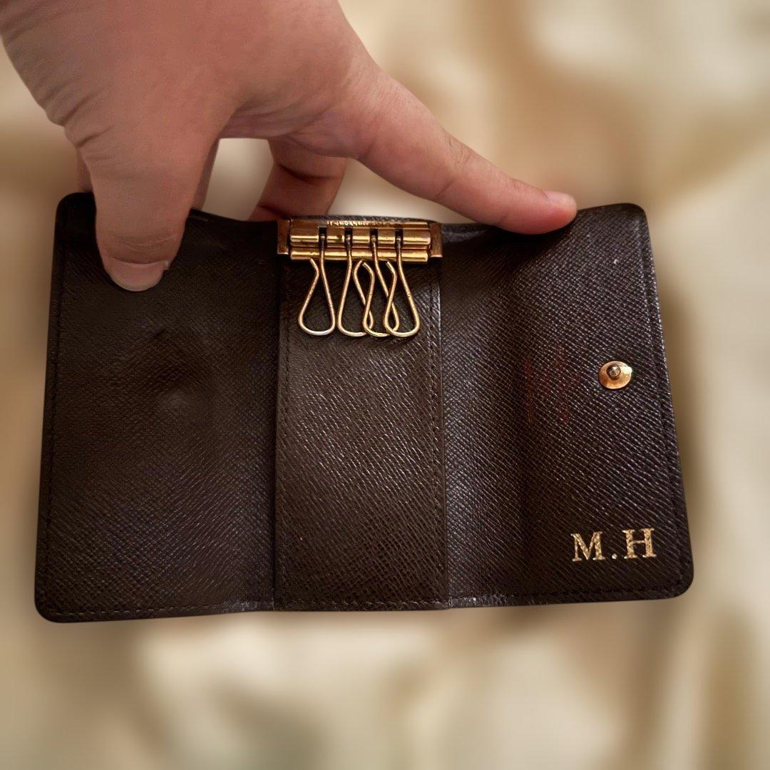 ルイヴィトン キーケース ダミエ 4連 イニシャル M H 美品