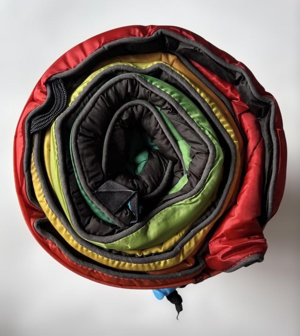 【新品】 RUMPL ランプル　アウトドア ブランケット　グラデーション　虹