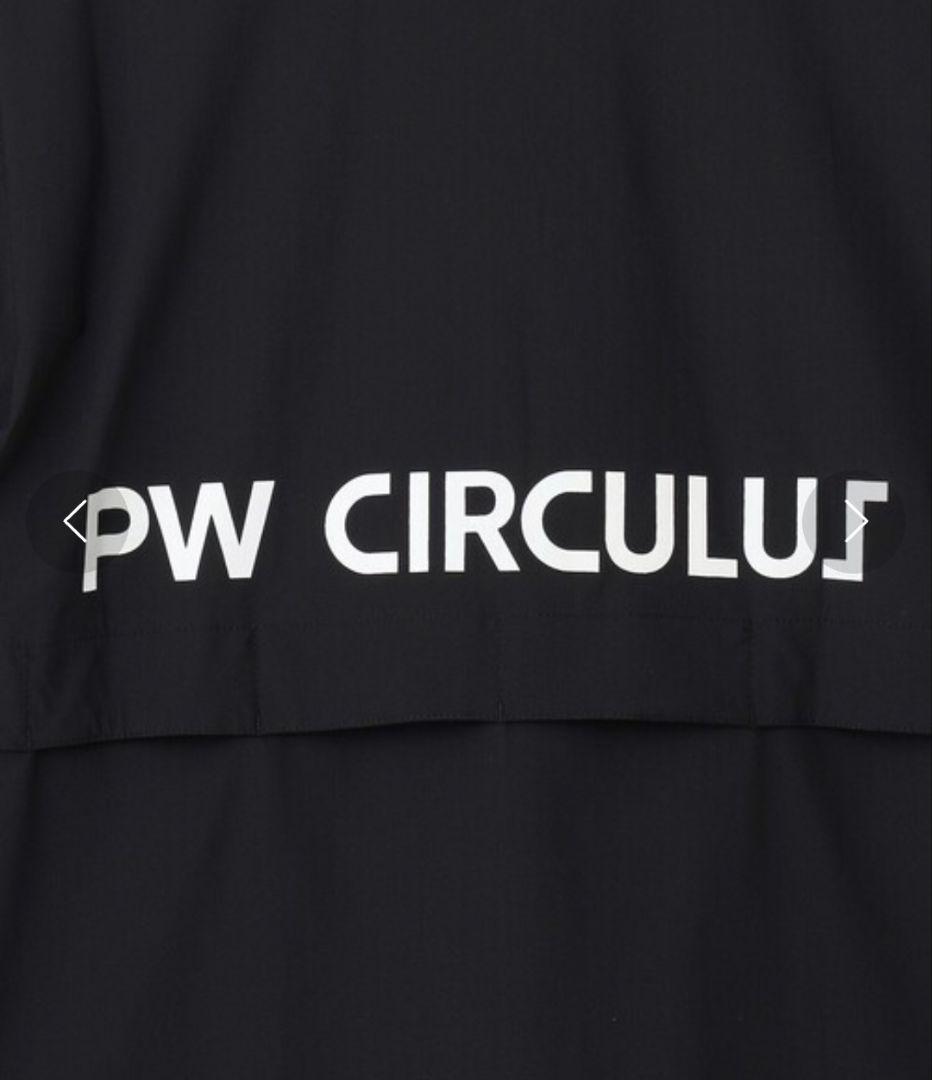PW CIRCULU ブラックショートスリーブシャツ