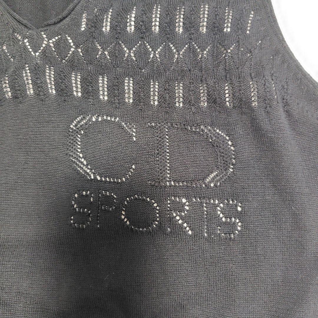 Christian Dior SPORTS ブラック Vネック ベスト M