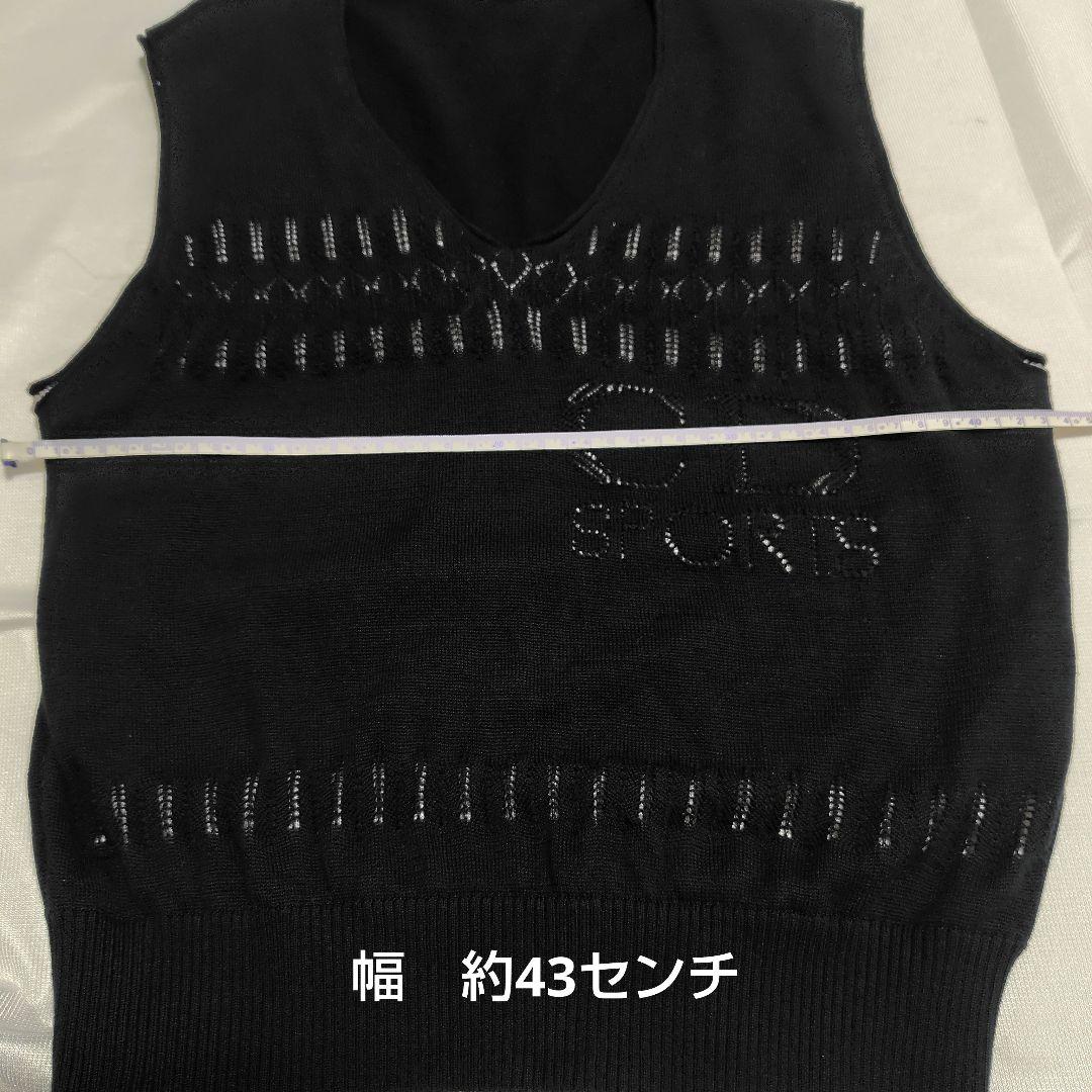 Christian Dior SPORTS ブラック Vネック ベスト M