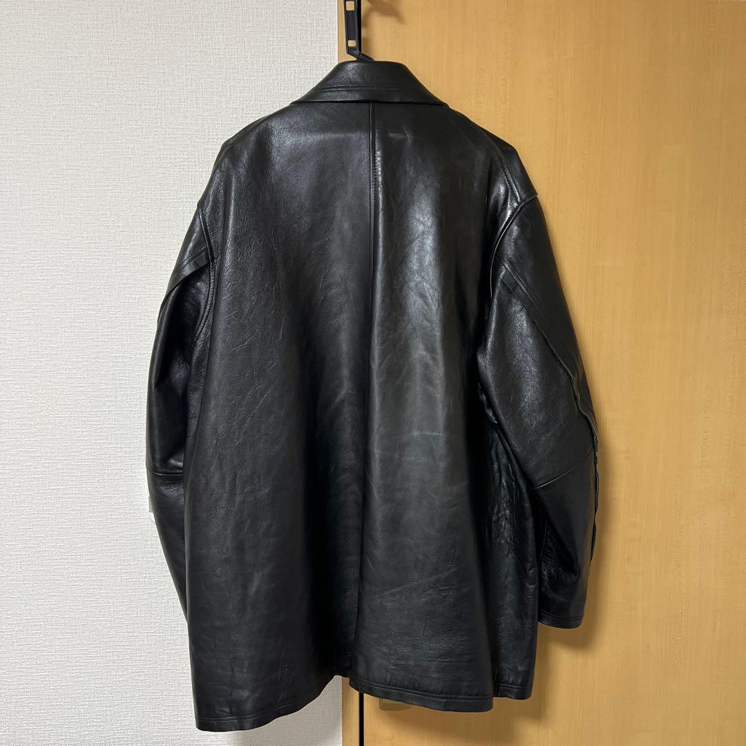 【常田大希着用】 YOKE Cut-Off Leather Car Coat
