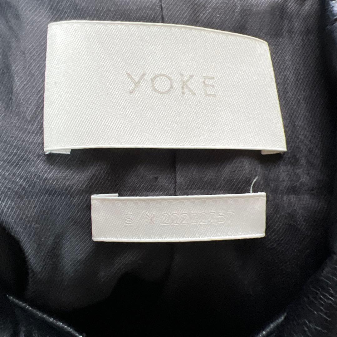 【常田大希着用】 YOKE Cut-Off Leather Car Coat