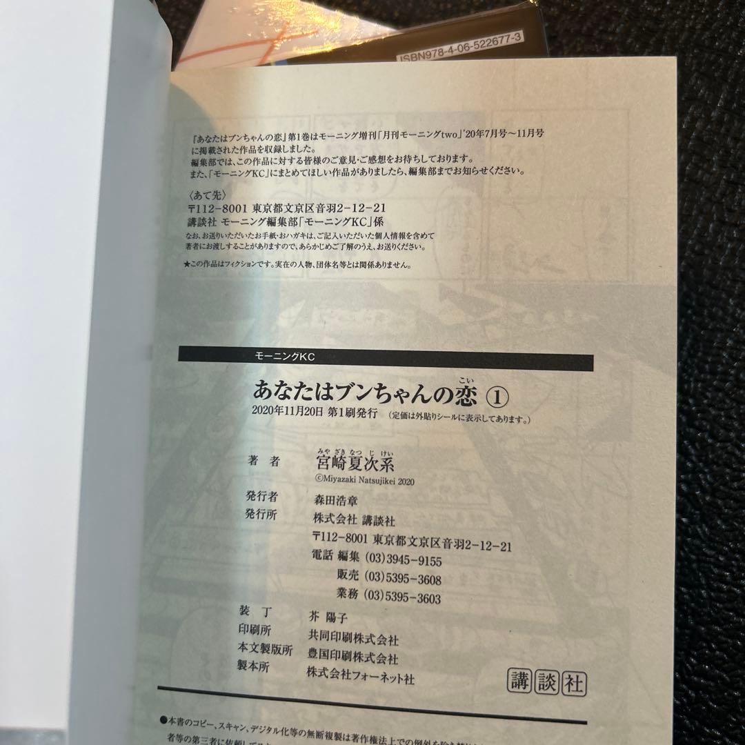 あなたはブンちゃんの恋　全巻 5冊完結　5.6巻新品