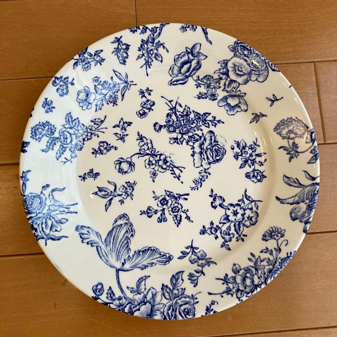 美品　希少なオールドアラビア　23cmディナープレート