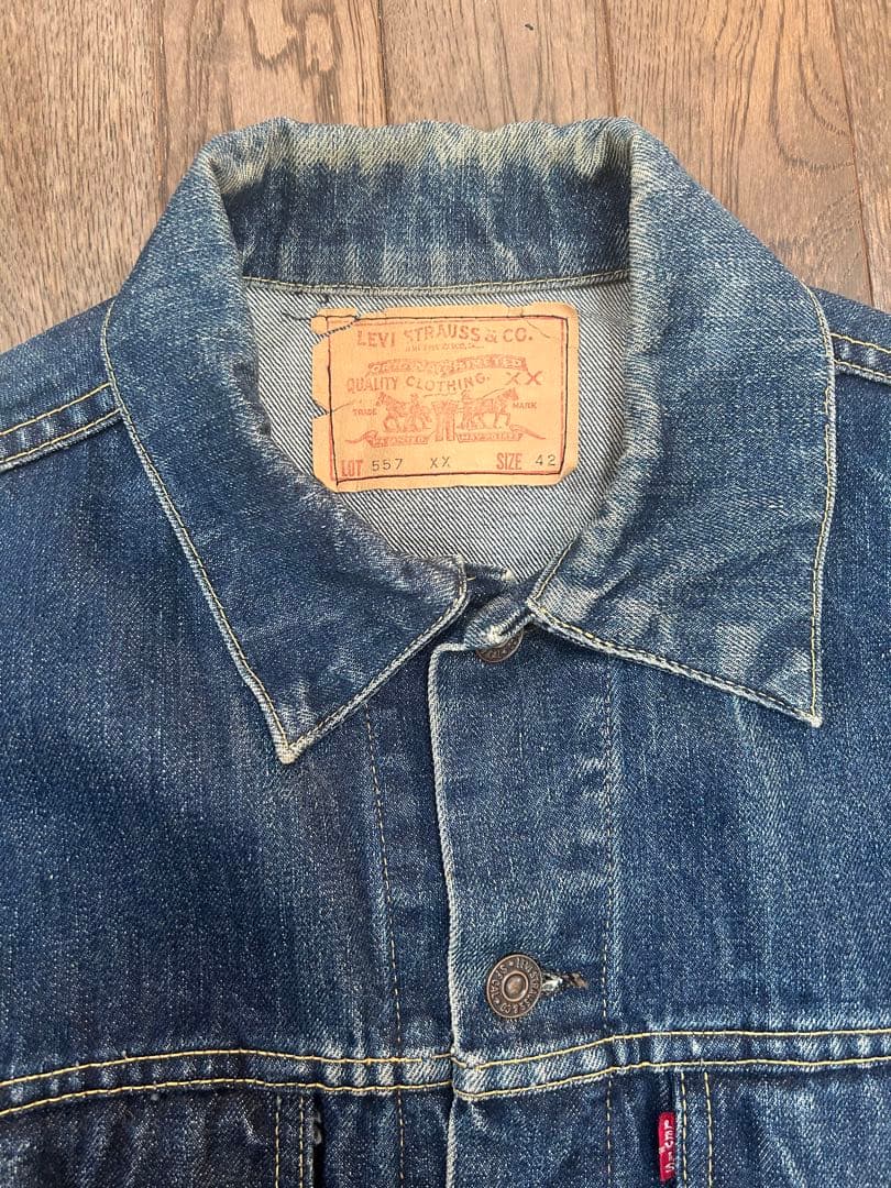 LEVI'S 557xx 3rd BIG-E ボタン裏刻印D 60'S
