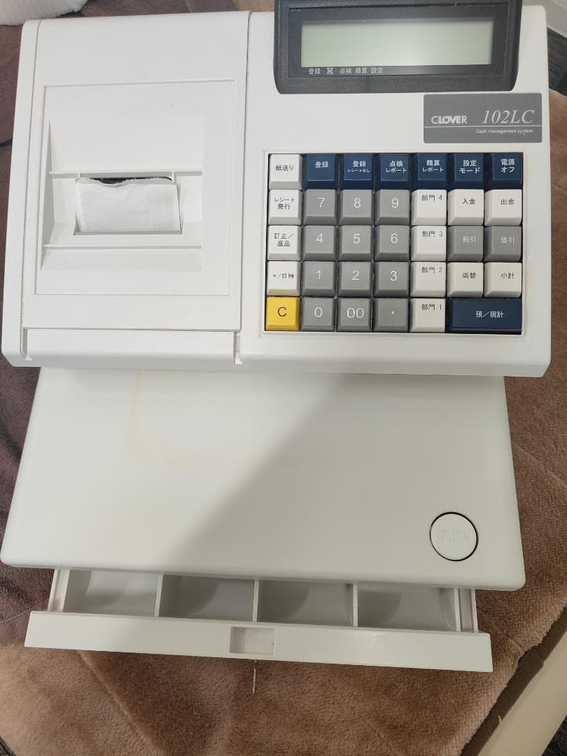 【最安】コンパクトモバイルレジスター！「CLOVER 102LC」