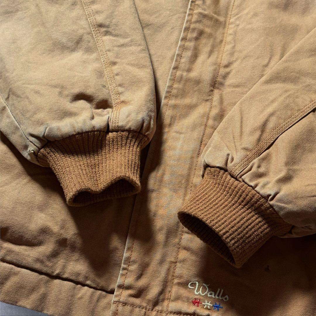 みやっしゅ1883 古着00年代Wallsダックジャケット刺繍ロゴ中綿フェ