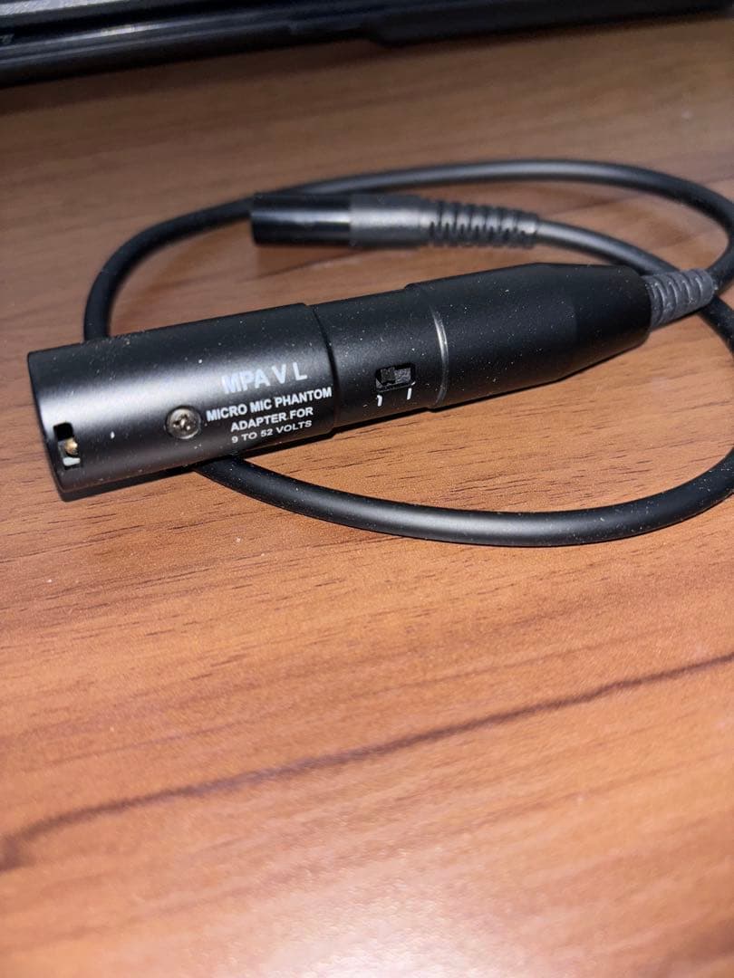 AKG 楽器用コンデンサーマイク　と　プリアンプ・アダプタのセット