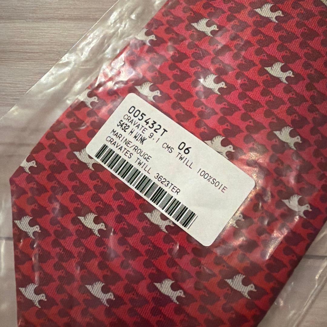 ✴︎SALE✴︎【HERMES】メンズ ネクタイ 新品 未使用SILK100%
