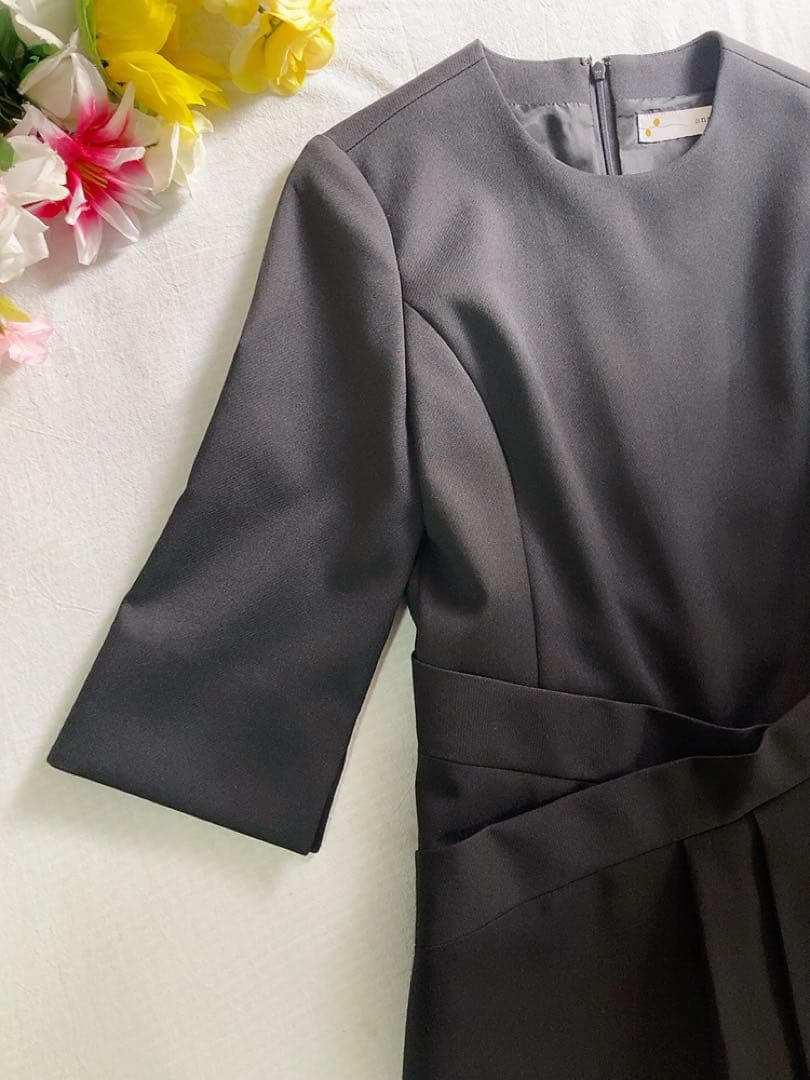 新品定価3万円 anni plusロングワンピース日本製 上品希少パティ結婚式