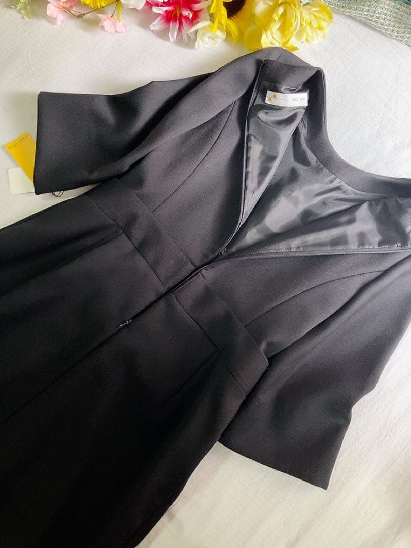 新品定価3万円 anni plusロングワンピース日本製 上品希少パティ結婚式