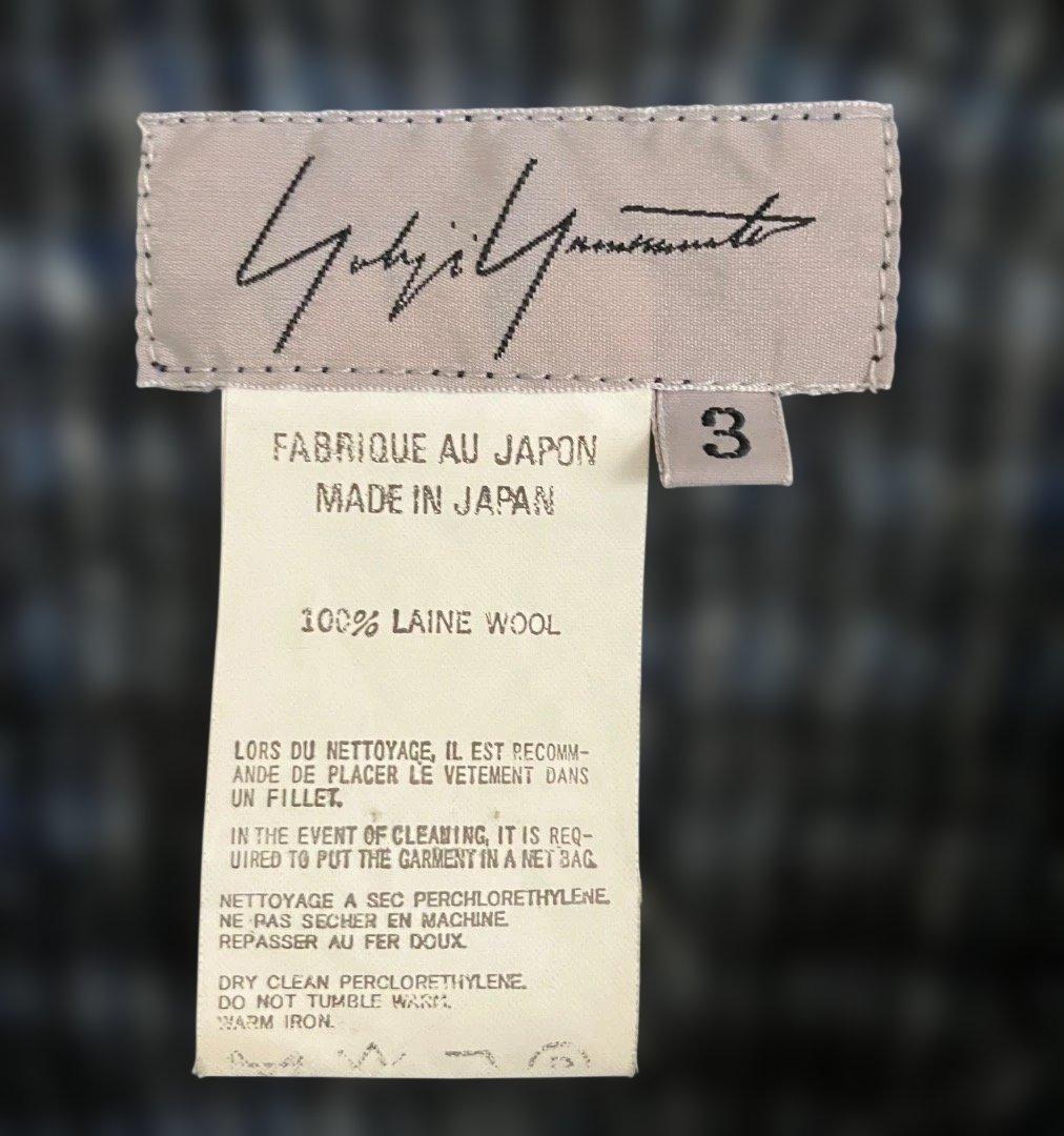 Yohji Yamamoto ヨウジヤマモト　ツイード カーディガン ジャンク