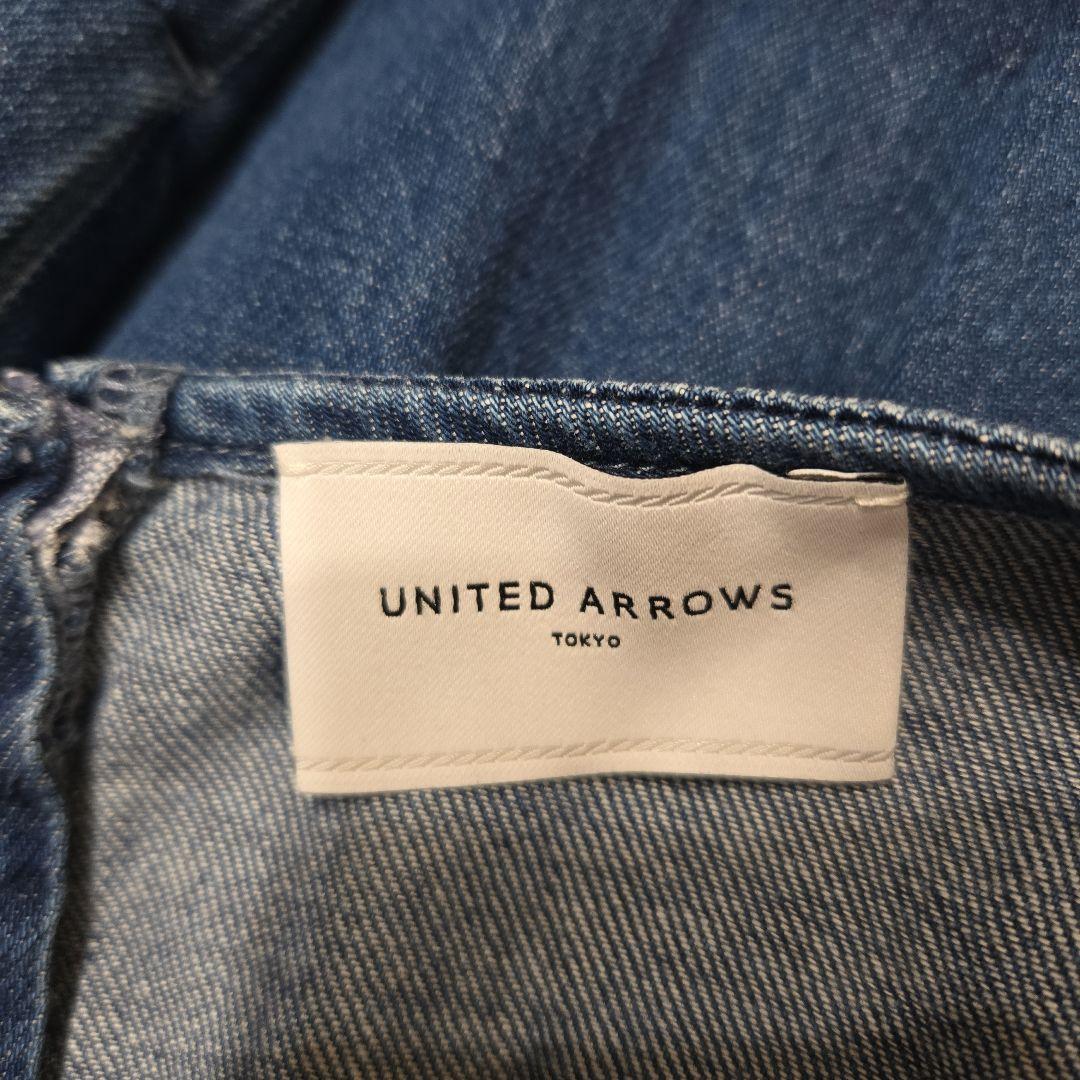UNITED ARROWS デニムティアード　ロングワンピース　38 Mサイズ