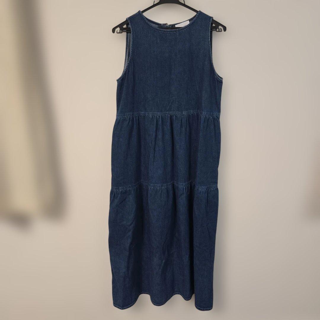 UNITED ARROWS デニムティアード　ロングワンピース　38 Mサイズ