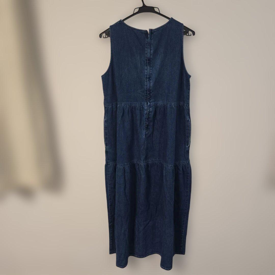 UNITED ARROWS デニムティアード　ロングワンピース　38 Mサイズ