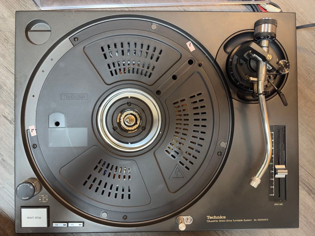 Technics SL-1200MK3 ターンテーブル1台