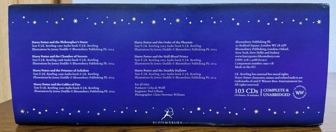 【希少】ハリー・ポッター 豪華BOX付 オーディオ コレクションCD103枚組