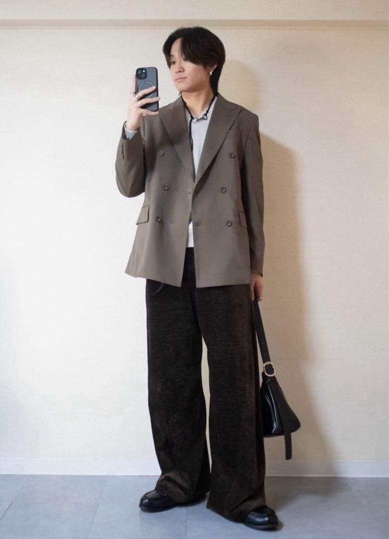 完売品　WYM L size HIGH TWIST PE DOUBLE SUIT
