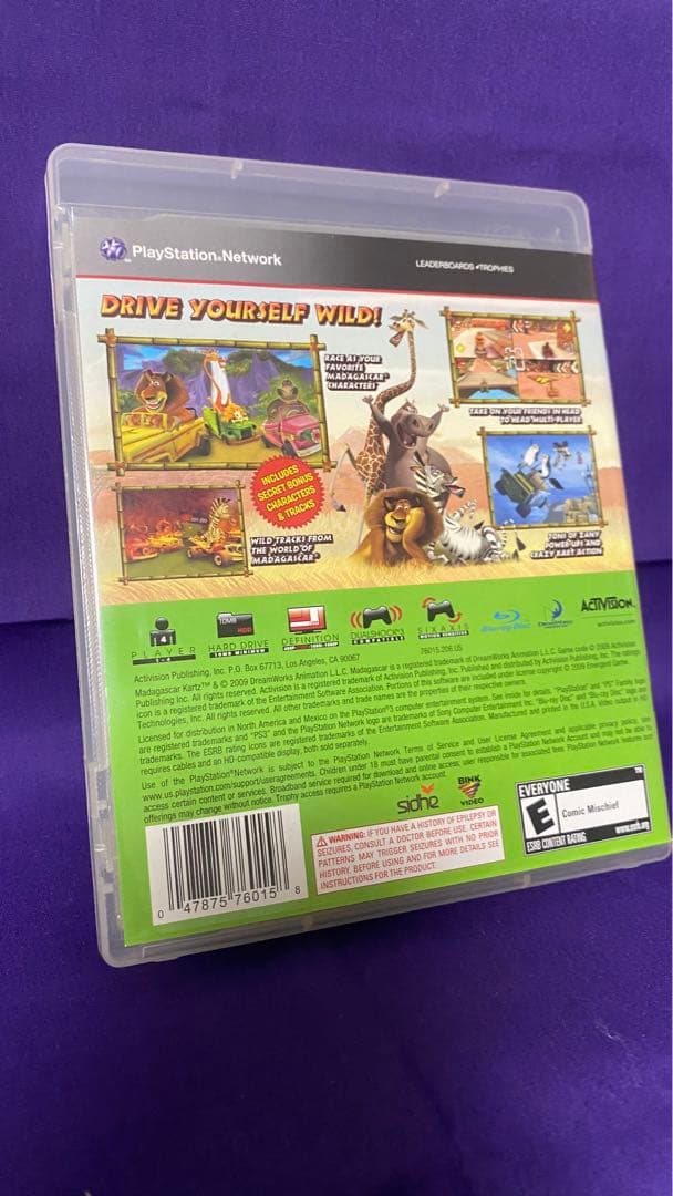 【極レア】【PS3】MADAGASCAR KARTZ【北米版】