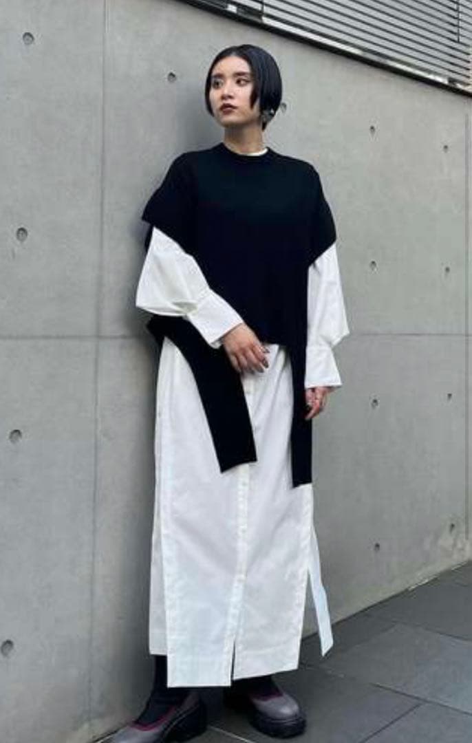 と*し様 ⭐︎UN3D. アンスリードニットベストASYMME ARCH