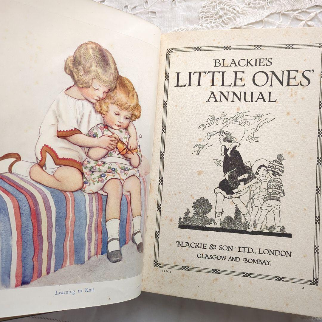 稀少1930イギリス ヴィンテージ絵本 児童書 洋書ヴィクトリアン アンティーク