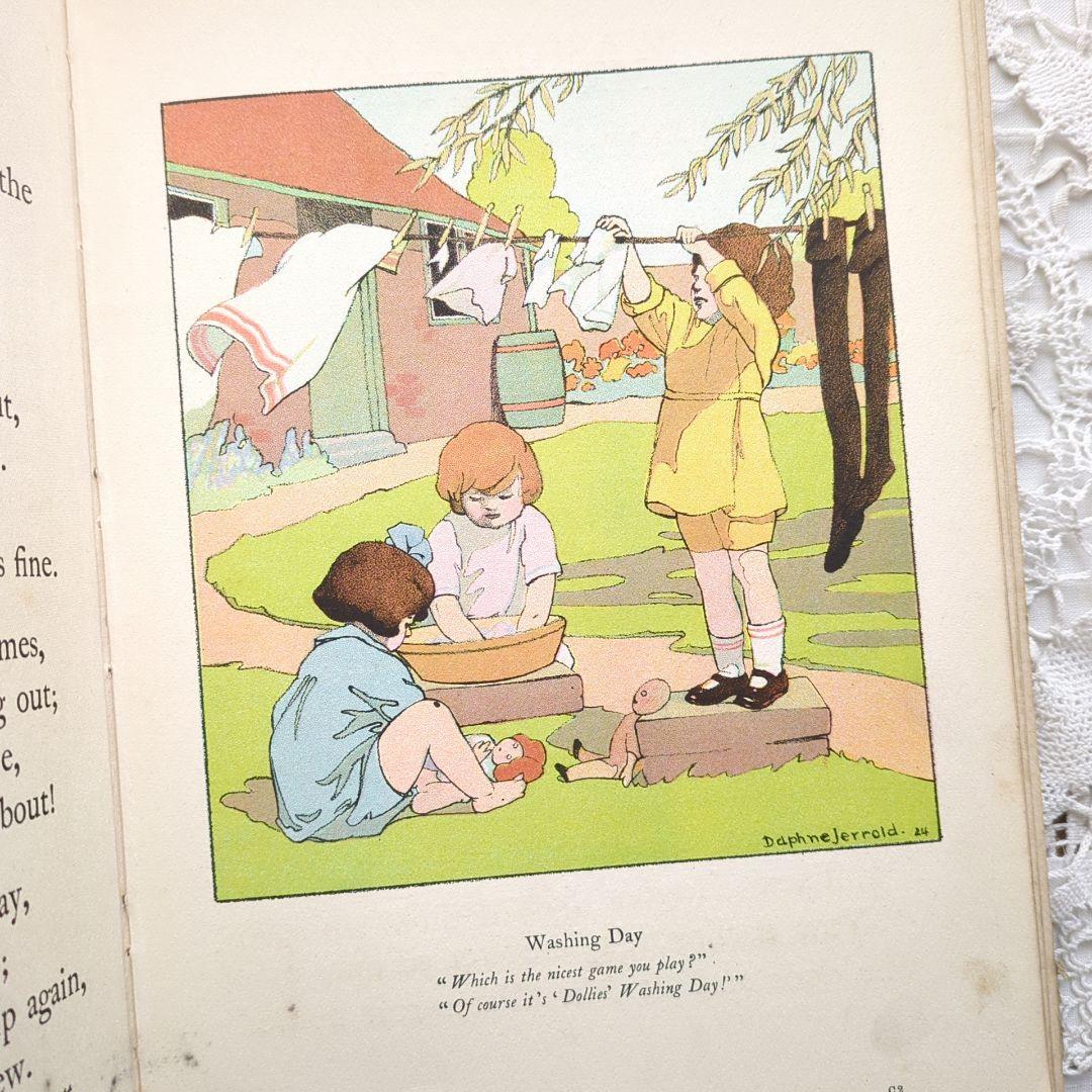 稀少1930イギリス ヴィンテージ絵本 児童書 洋書ヴィクトリアン アンティーク