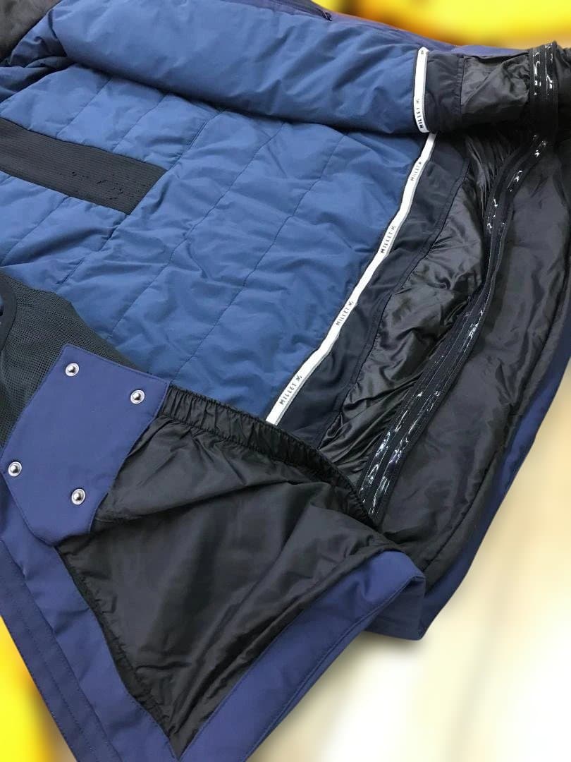 MILLET 中綿入りストレッチウエア上下セット　上/ＸＬ下/Ｌ 美品