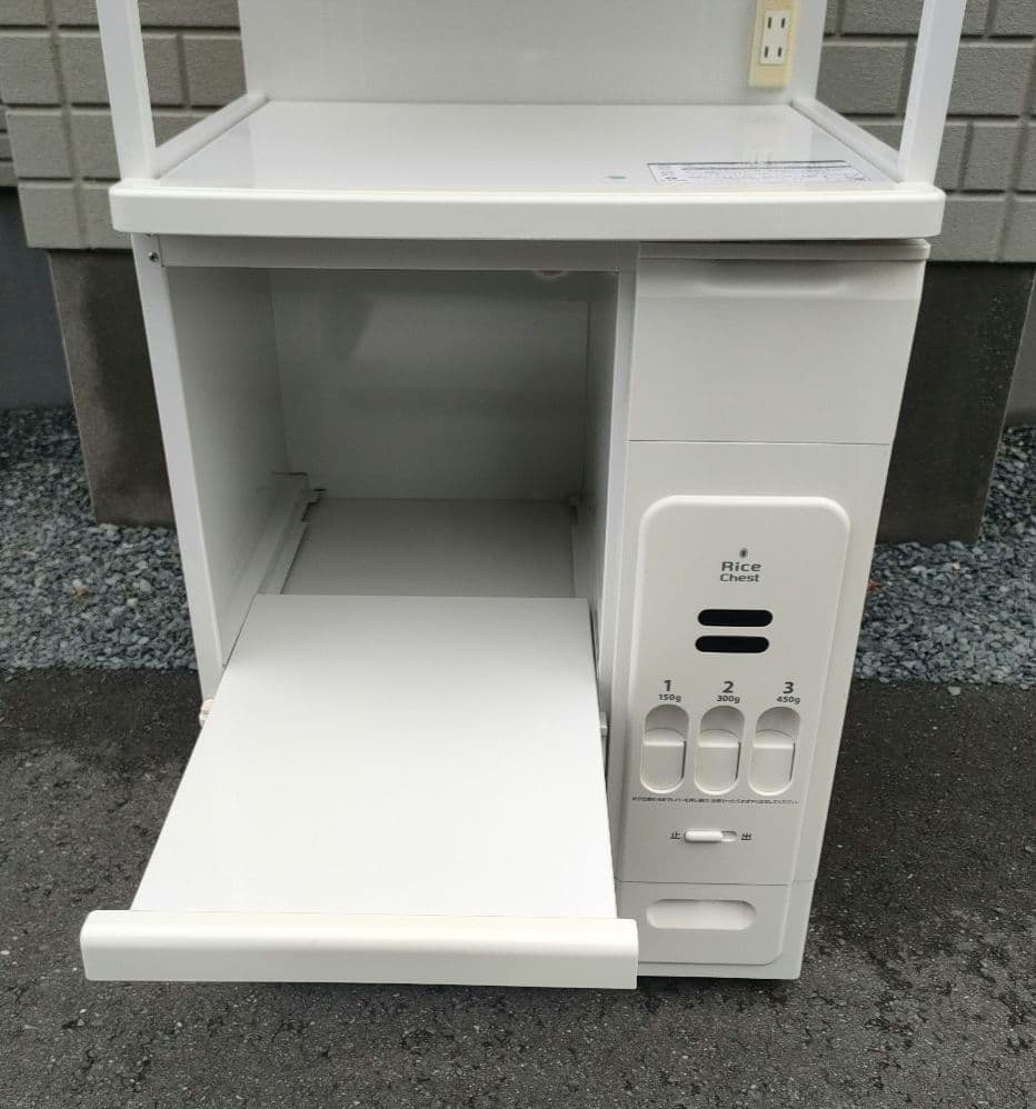 エムケー精工 キッチン収納庫 SK-206 レンジ台 米びつ付