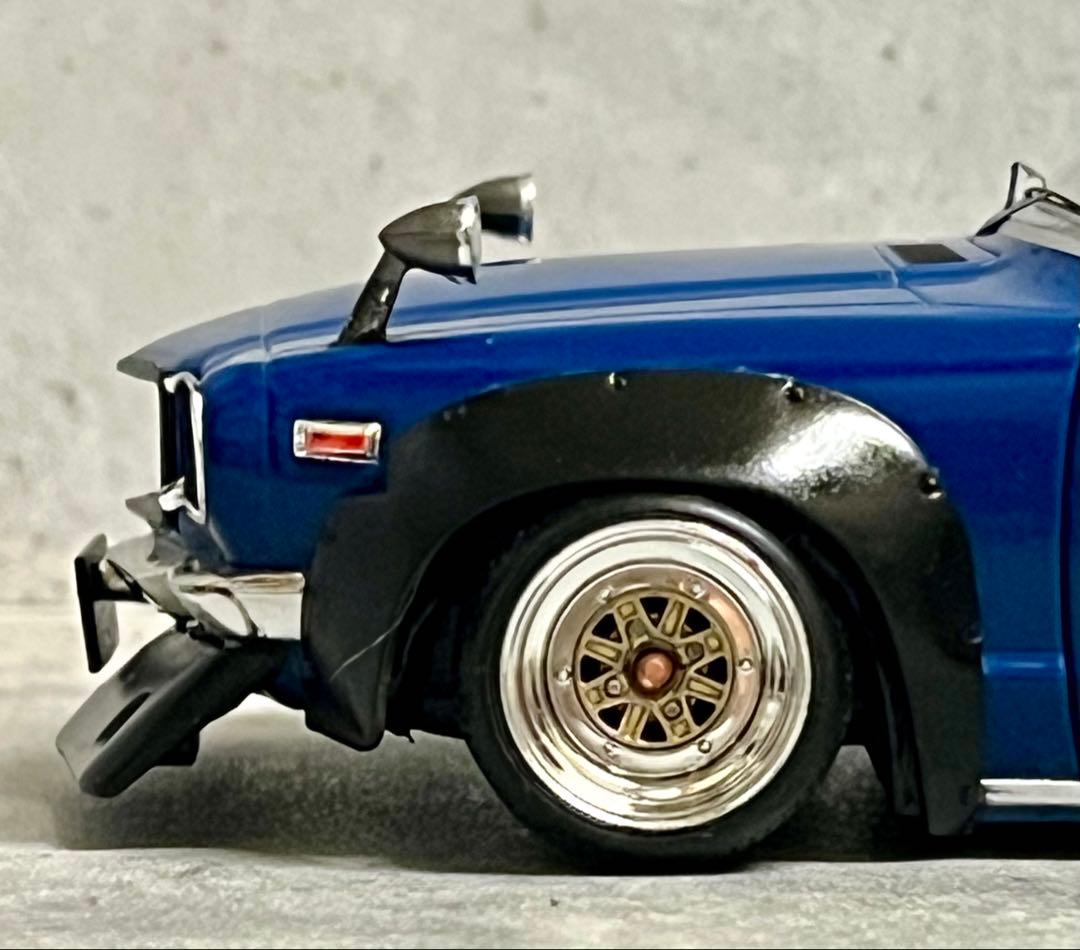 国産名車 1/24 マツダ RX-3 カスタム 街道レーサー 旧車 ミニカー