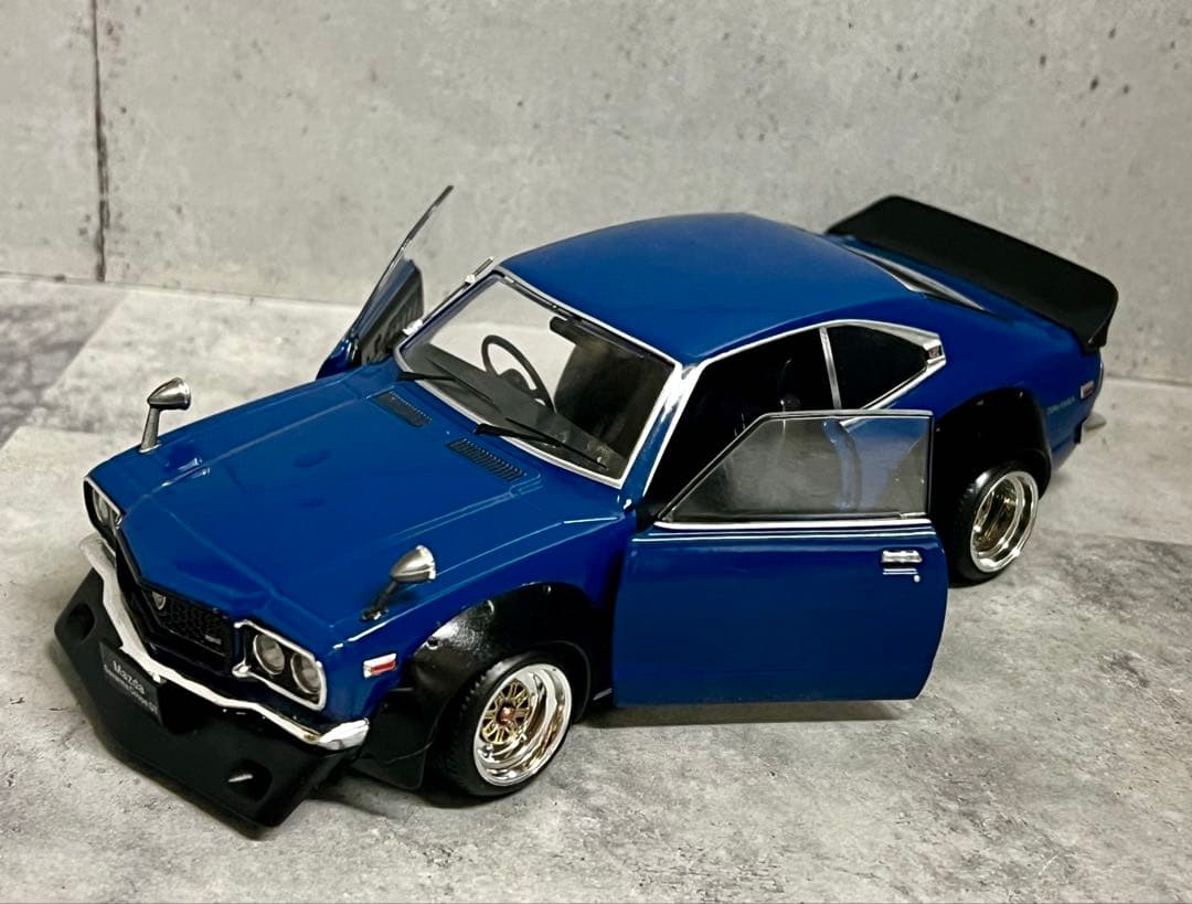 国産名車 1/24 マツダ RX-3 カスタム 街道レーサー 旧車 ミニカー