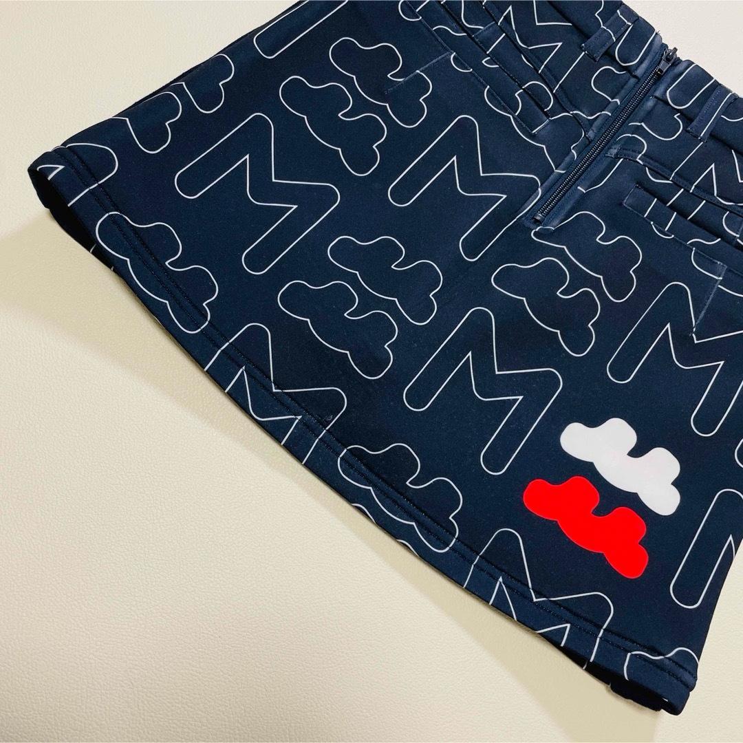 6777【美品】ムータマリン　ストレッチスカート　インナー付き　スウェット素材