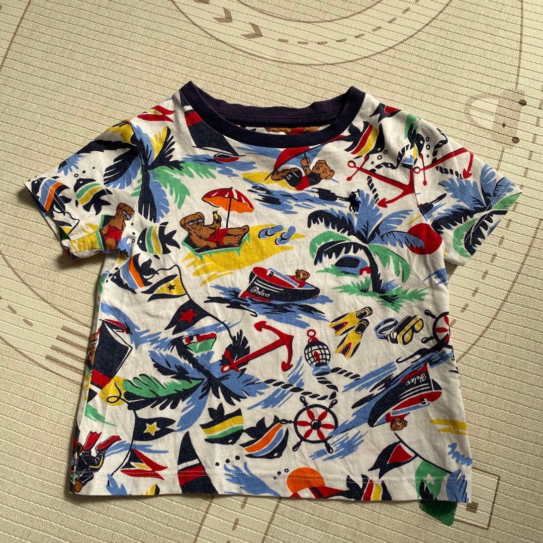 ポロラルフローレン　お揃いシャツ　18M 85センチ&XL