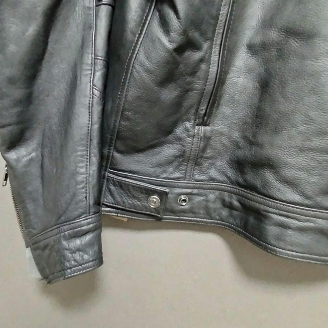 HARLEY-DAVIDSON ブラックシングルレザージャケット Lサイズ