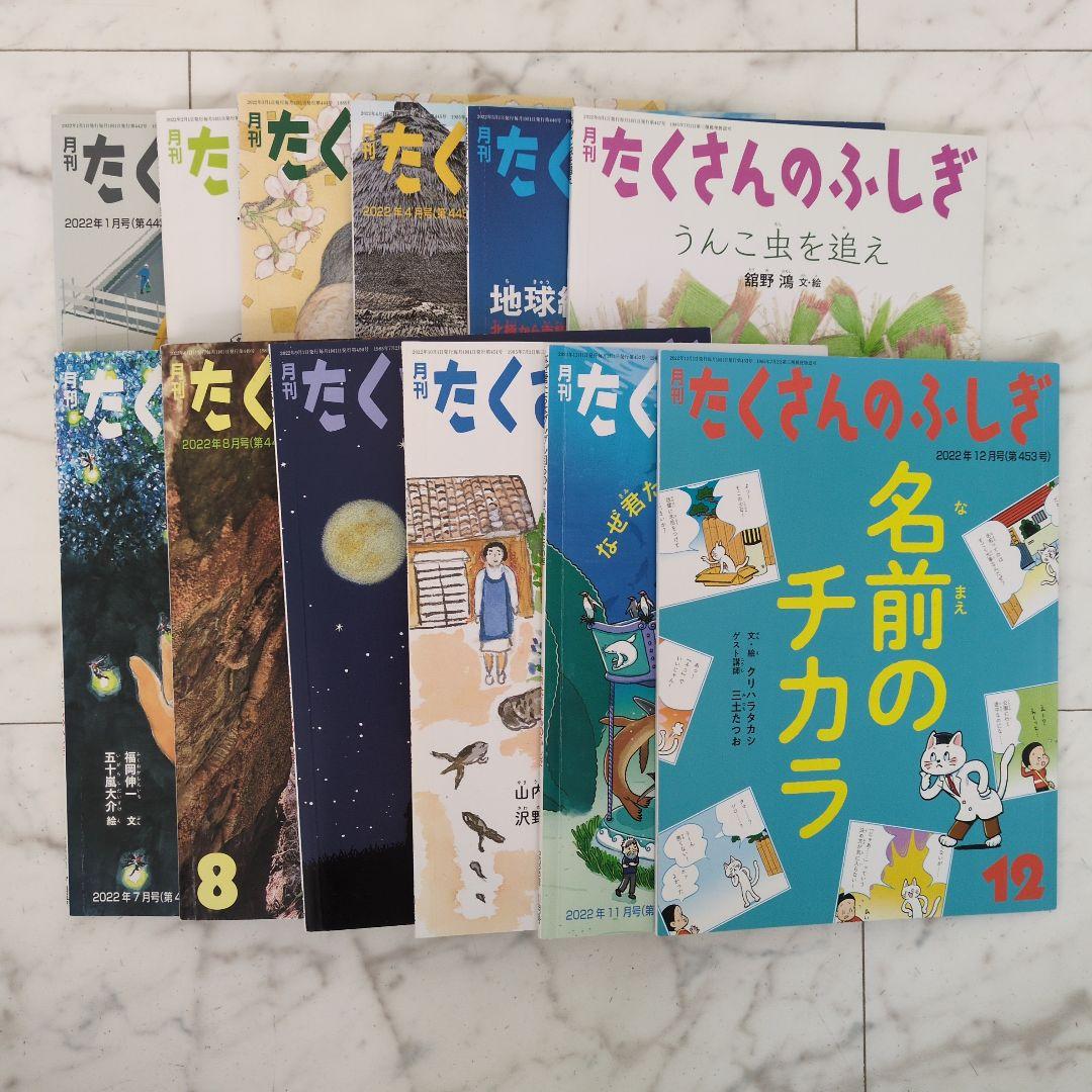 月刊たくさんのふしぎ 　2022年1〜12月号　12冊セット