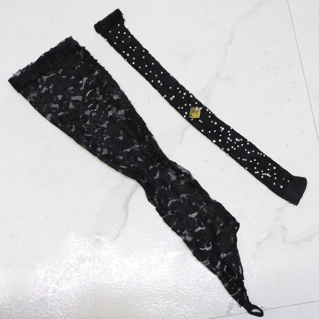 【美品 社交ダンス衣装】ブラック Hepburn Beauty ラテンドレス