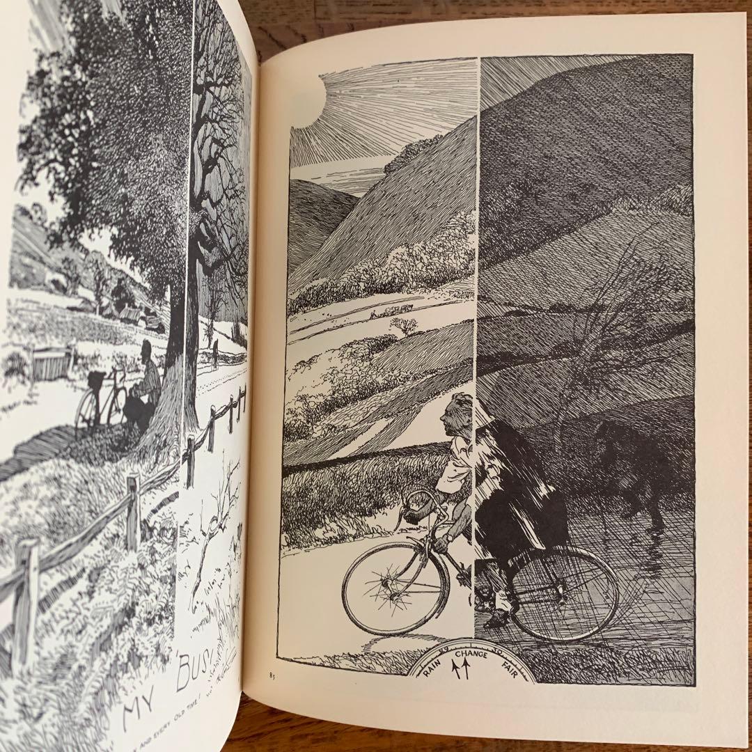 土日限定値下げ！パターソンブック1・2 自転車画集　ペン画