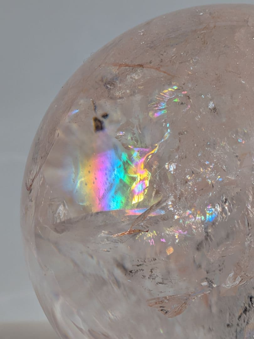 大玉7.9cm❣️最高品質✨️天然石ピンクアゼツライト　スフィア　丸玉【新入荷】