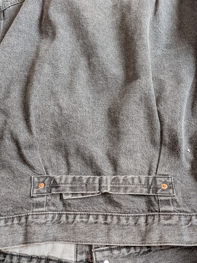 LEVI'S ダークグレー デニムジャケット Lサイズ 大戦モデル