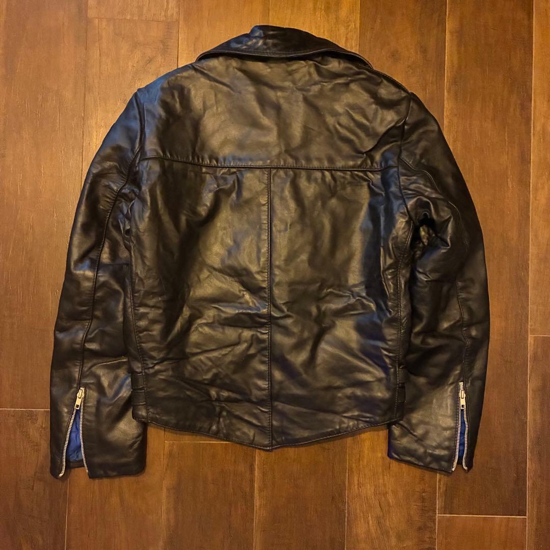 70s〜80s uk vintage kett レザーダブルライダースジャケット
