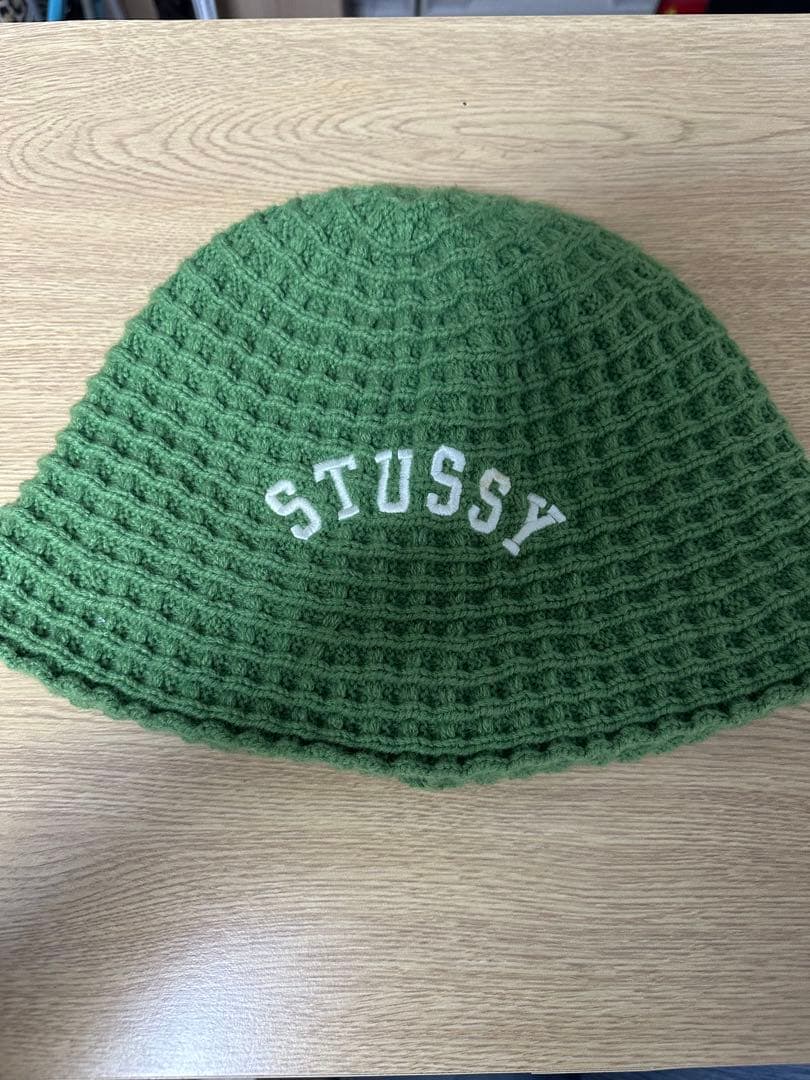 [最安値]Stussy Bucket Hat Waffle Knit green