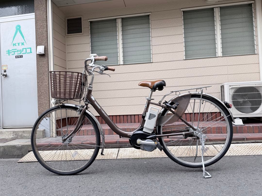 大阪府　Panasonic 電動アシスト自転車　バッテリー8.9ah