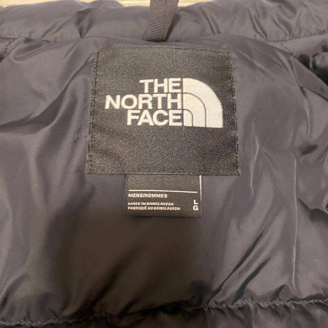 THE NORTH FACE ダウンベスト オレンジ/ブラック