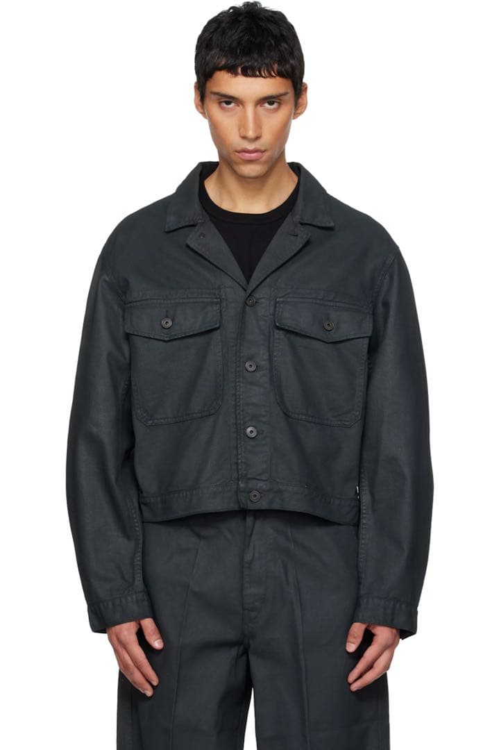 LEMAIRE　TRUCKER JACKET　COAL　OW1188LD1059
